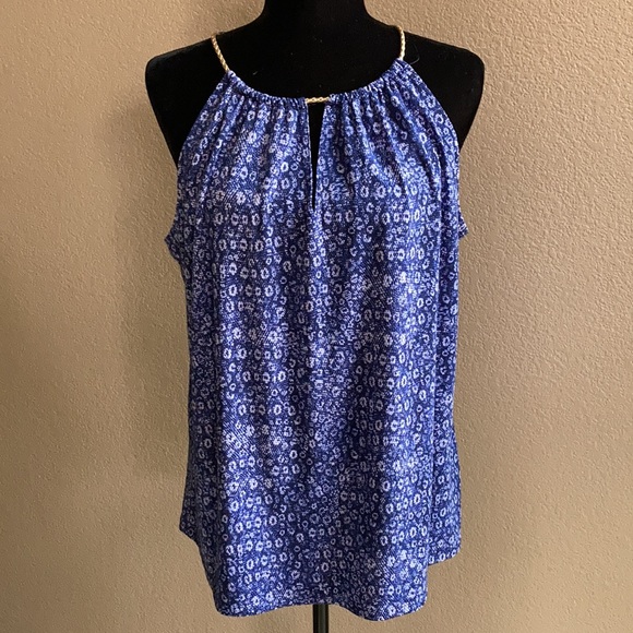 Michael Kors Tops - Michael Kors Sleeveless Print Knit Top